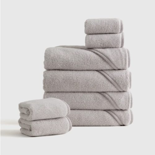 Organic Turkish Cotton Baby Bath Bundle 8-Pack in White
