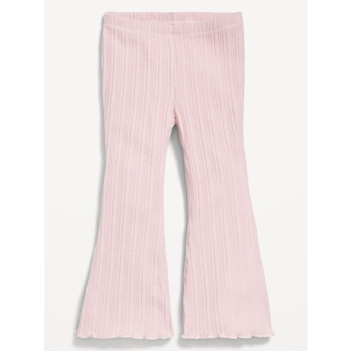Cozy Ribbed Flare-Leg Leggings for Toddler Girls