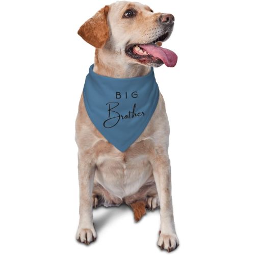 Big Brother Dog Bandana (Emerald Green)