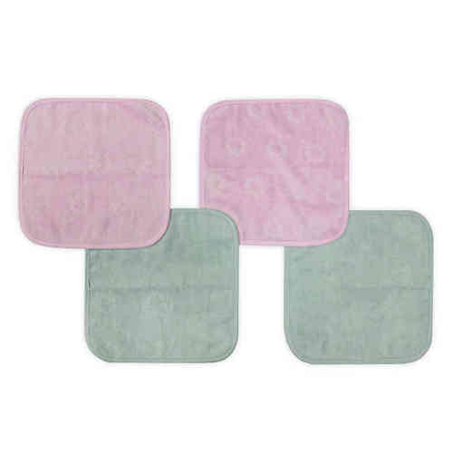 Neat Solutions® 4-Pack Woven Fish Washcloths in - Pink