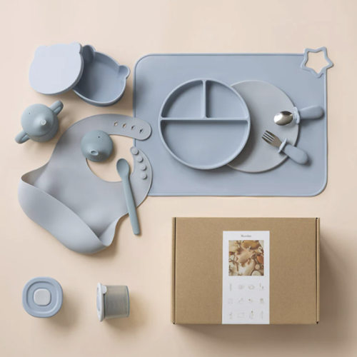 First Bites Gift Set (Ether/Sky Blue)