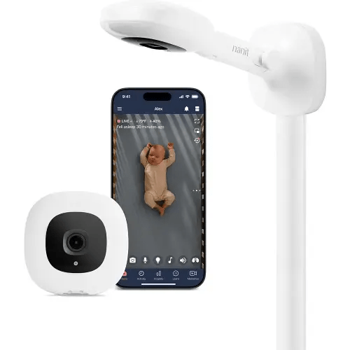 Nanit Pro Smart Baby Monitor and Wall Mount