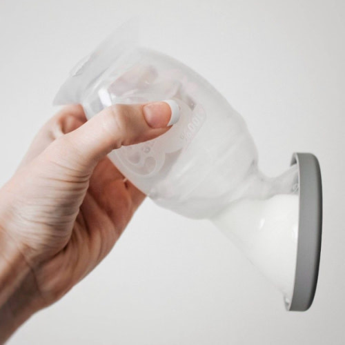 haakaa Manual Breast Pump for Breastfeeding Combo, Food-Grade Silicone
