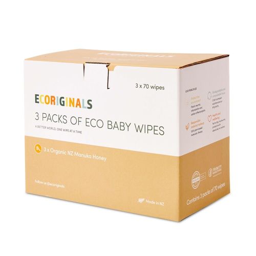 Ecoriginals Wipes with Organic Manuka Honey 210 Pack