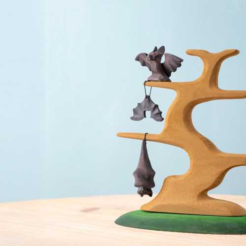 Bats Family Set | Handmade Waldorf-Inspired Halloween Toy