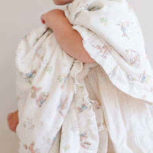 Peter Rabbit™ Muslin/Lush Blanket | Giftable Softness