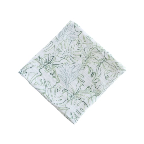 Muslin Swaddle, Jungle Leaf