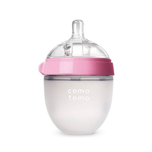 Comotomo Silicone Bottle 5-Oz - Pink
