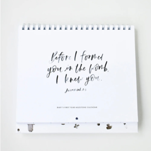 Christian Baby Milestone Calendar