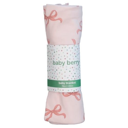 Light Pink Baby Interlock Blanket | Best&Less™ Online