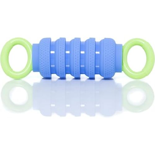 KRUMPLES Pully Blue | Tactile Crunching Toy for All Ages from 10M+ | Sensory Fidget | BPA-Free, Dishwasher Safe | Expandable Fun | Unique Gift