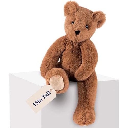 Vermont Teddy Bear 15 Inch Brown Teddy Bear | Soft Teddy Bear Stuffed Animal | Classic Stuffed Bear Plush | Perfect Easter Bear Plush Gift | Buddy Collection for Kids Boys and Girls
