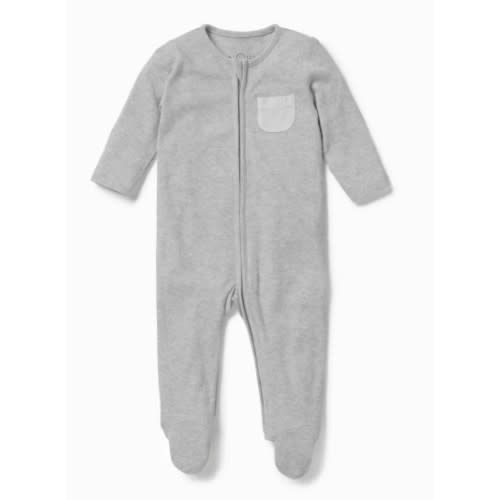 Clever Zip Sleepsuit Gray / 3-6 M