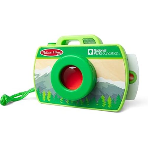 Melissa & Doug Rocky Mountain National Park Sights and Sounds Wooden Toy Camera Play Set - FSC Certified