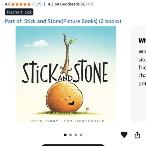 Stick and Stone: A Heartwarming Friendship Adventure About Kindness and Sticking Together