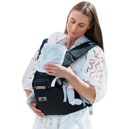 KIDIRA 6-in-1 Baby Carrier with Ergonomic Hip Seat, Adjustable for Infants and Toddlers 7-50 lbs, Breathable & Easy to Use