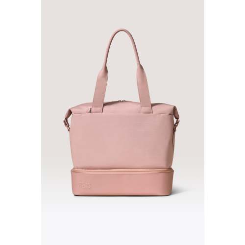 BÉIS 'The NEW Mini Weekender' in Atlas Pink - Mini Weekender & Small Overnight Travel Bag