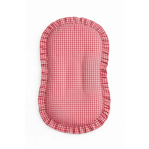 Red Gingham Ruffle Baby Lounger Cover | Little Mae & Co – EasyTot