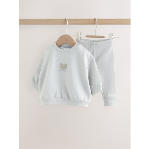 Grey Bear Sweat and Leggings Baby Set (0mths-2yrs)