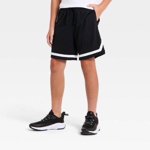 Boys' 'At the Knee' Court Active Shorts - All In Motion™ Black M
