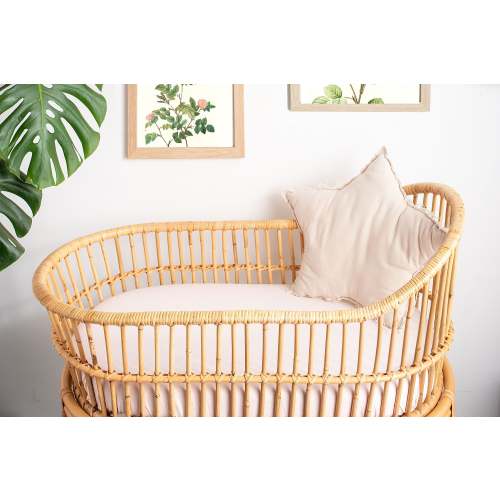 Pretty Pink - Waterproof Cot Sheet