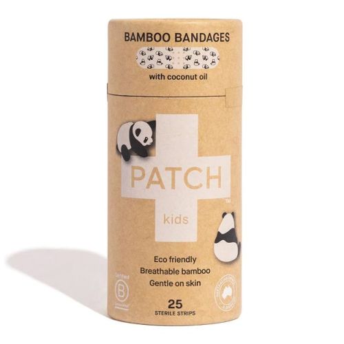 Patch Kids Adhesive Strips with Coconut Oil, Panda Design, 25 Count, 3 Packs, 75 Total