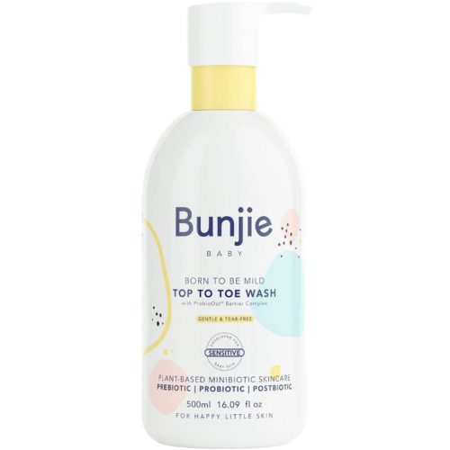 Bunjie Baby Top To Toe Wash Sensitive Probiotic Skincare 500mL