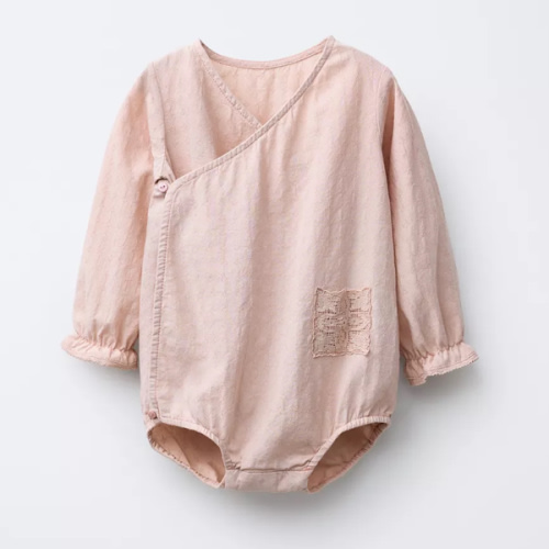EMBROIDERED LACE ROMPER - Dusty pink | ZARA United States