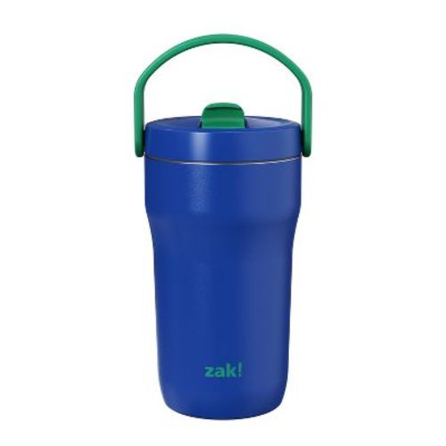 Zak Designs 14 fl oz Stainless Steel Sutton Vacuum Flex Grip Siply Tumbler - Twilight Blue