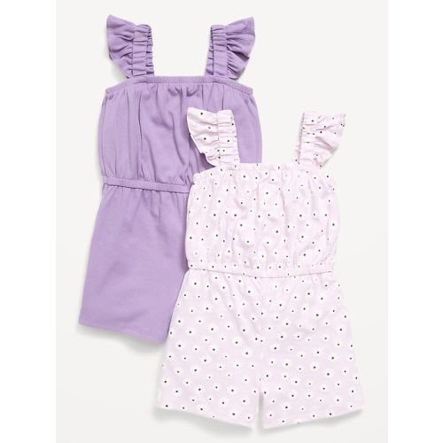 Sleeveless Romper 2-Pack for Toddler Girls