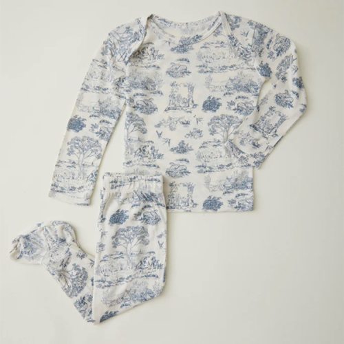 Bleu Toile Baby Sleep Set