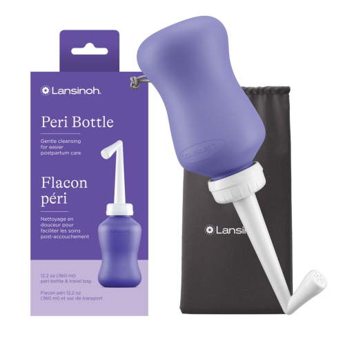 LANSINOH PERI WASH BOTTLE 12.2OZ, Wash bottle for postartum care