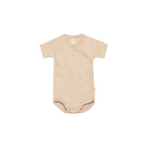Baby cotton short sleeve wrap bodysuit - $18.99