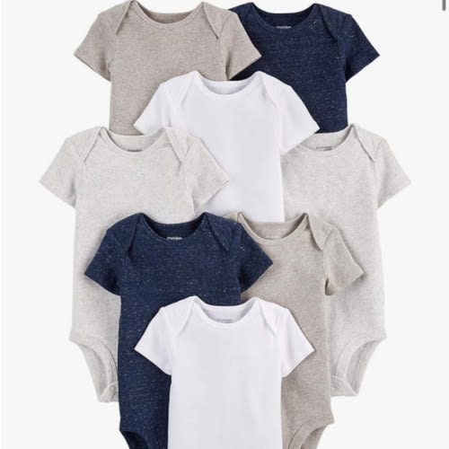 Simple Joys by Carter's Baby 8-Pack Short-Sleeve Bodysuit