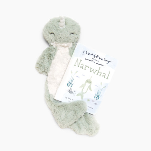 Slumberkins, Inc. Plush Snuggler & Book Bundle - Narwhal's Growth Mindset