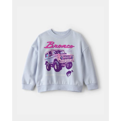 Toddler Girl Ford Bronco French Terry Pullover Sweatshirt - Blue - OshKosh B'gosh | Carter's
