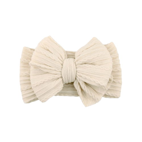 Cable Bow, Oat – SpearmintLOVE