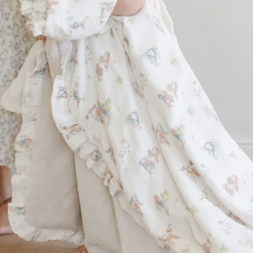PETER RABBIT™ BAMBOO RAYON MUSLIN/LUSH BLANKETS