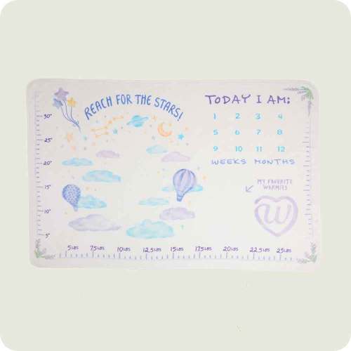 Baby Milestone Blanket Warmies