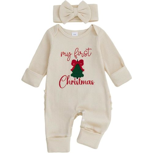 Socutebabe My First Easter Baby Girl Outfit Newborn 0 3 6 Months Bunny Onesie Waffle Knit Sweater Romper and Headband