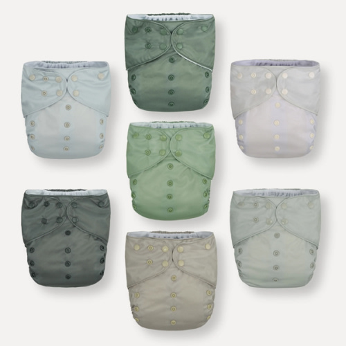 Cloth Diaper Covers 7pk Toddler Size- Morning Dew
