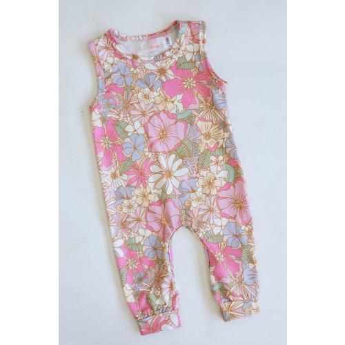 What's Up Buttercup Tank One-Piece Jogger | Mila & Rose