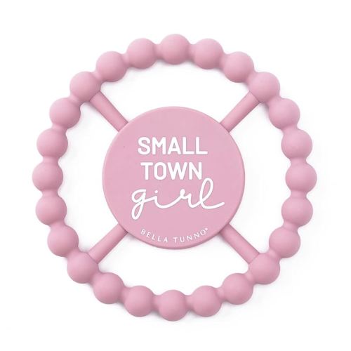 Baby Teether by Bella Tunno, Silicone Teethers for Babies 3-6 Months, 6-12 Months, Baby Toys, Pacifier, Teething Relief, Boys, Girls, Small Town Girl
