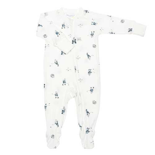 Bamboo baby sleeper - Hockey