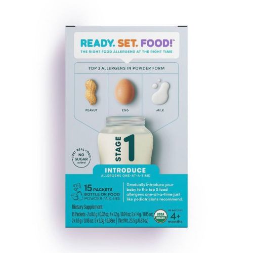 Ready, Set, Food! Early Allergen Introduction Mix-ins Baby Meals - Stage 1 - 15 days - 1oz