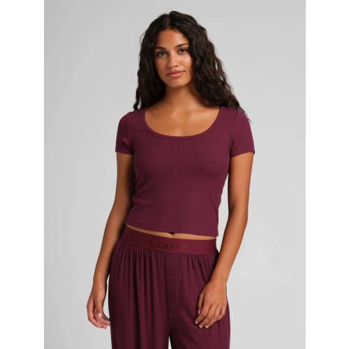 Slinky Rib Baby Tee | Soft Ribbed Baby Tee | Comfrt