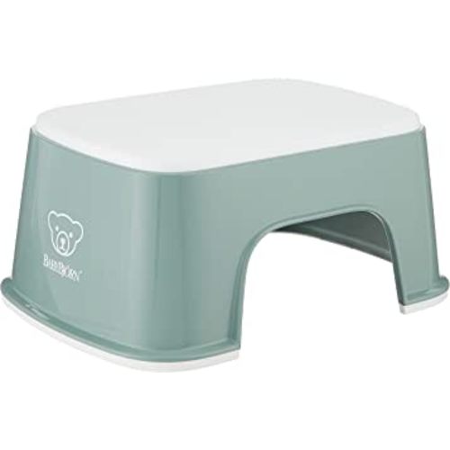 BabyBjörn Step Stool, Deep Green/White