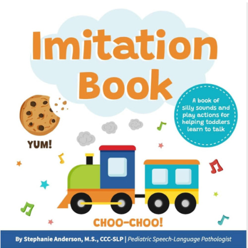 Imitation Book: Interactive & Fun Learn to Talk Board Book For Toddlers Ages 0-4, Written by a Speech Therapist