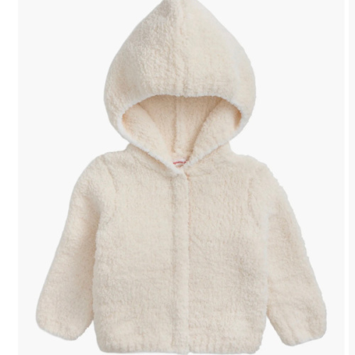 Fuzzy Winter Coat, Girl 0-6M