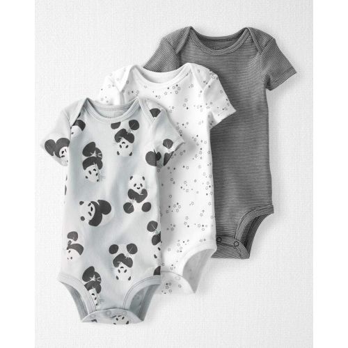 Baby 3-Pack Organic Cotton Rib Bodysuits - Little Planet | Carter's